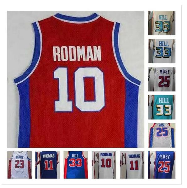 retro vintage classic dennis 10 rodman isiah 11 thomas grant 33 hill joe 4 dumars mens derrick 25 rose blake 23 griffin basketball jerseys, Black;red
retro vintage classic dennis 10 rodman isiah 11 thomas grant 33 hill joe 4 dumars mens derrick 25 rose blake 23 griffin basketball jerseys, Black;red