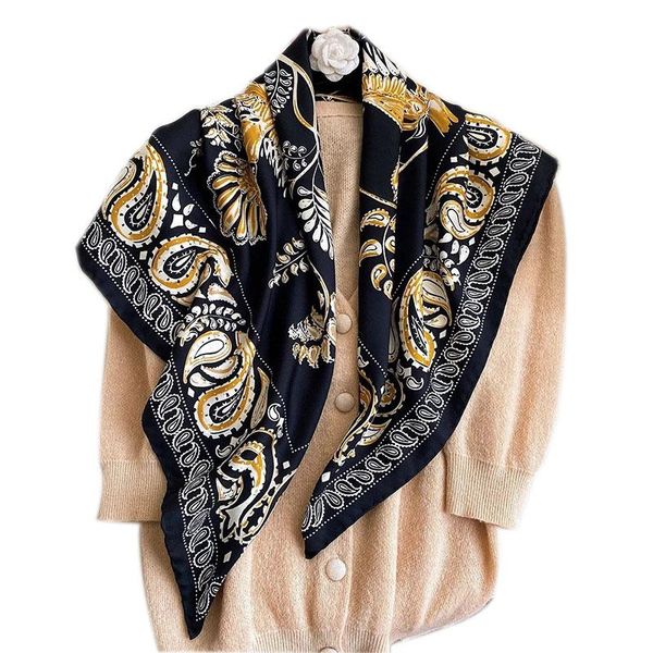 scarves lady scarf square hijab neck foulard twill silk large kerchief female soft 2021 headband spring wraps bandana hijabs, Blue;gray
scarves lady scarf square hijab neck foulard twill silk large kerchief female soft 2021 headband spring wraps bandana hijabs, Blue;gray
