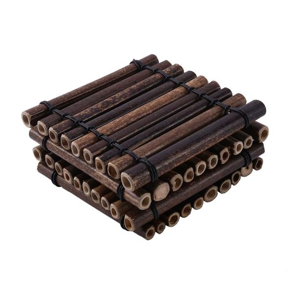 mats & pads 4 pcs bamboo coasters pot pad pallet cup mat fruit plate small raft decoration insulation
mats & pads 4 pcs bamboo coasters pot pad pallet cup mat fruit plate small raft decoration insulation