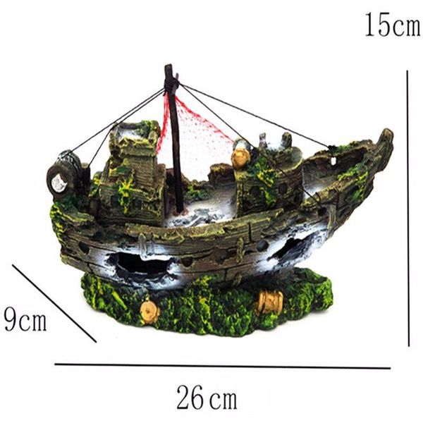 resin aquarium ornament artificial wreck sunk ship sailing boat destroyer fish tank decoration aquarium
resin aquarium ornament artificial wreck sunk ship sailing boat destroyer fish tank decoration aquarium