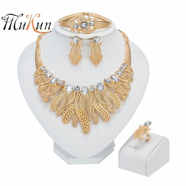 earrings & necklace dubai jewelry charm women big bracelet party elegant ring crystal bridal gift wedding, Silver
earrings & necklace dubai jewelry charm women big bracelet party elegant ring crystal bridal gift wedding, Silver