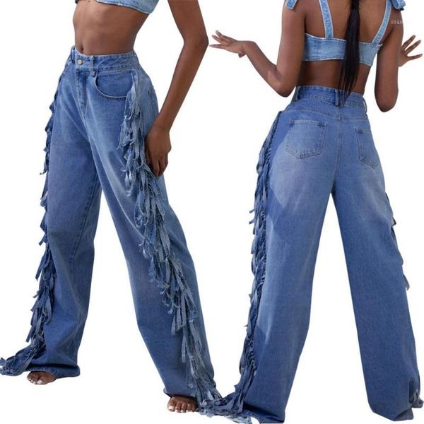 woman high waist jeans streetwear women loose denim pants tassel push up cargo trousers1, Blue
woman high waist jeans streetwear women loose denim pants tassel push up cargo trousers1, Blue