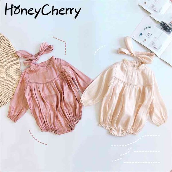 the summer girl baby siamese bodysuits clothing silky long-sleeved clothes 210702, Blue
the summer girl baby siamese bodysuits clothing silky long-sleeved clothes 210702, Blue