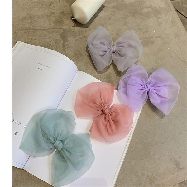 snow yarn bow hair clip korean child card issuance european and american exaggerated hair accessories, Slivery;white
snow yarn bow hair clip korean child card issuance european and american exaggerated hair accessories, Slivery;white