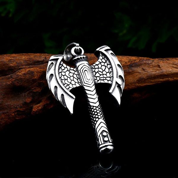 pendants beier store 316l stainless steel viking axe pendant odin hammer double-sided pagan gift drop llbp8-406p, Black
pendants beier store 316l stainless steel viking axe pendant odin hammer double-sided pagan gift drop llbp8-406p, Black