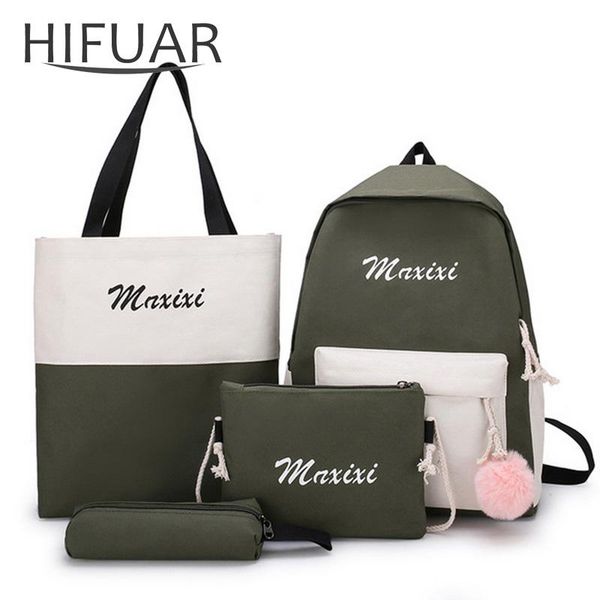 backpack 4pcs/set women school backpacks nylon schoolbag for teenagers girls student book bag boys satchel
backpack 4pcs/set women school backpacks nylon schoolbag for teenagers girls student book bag boys satchel