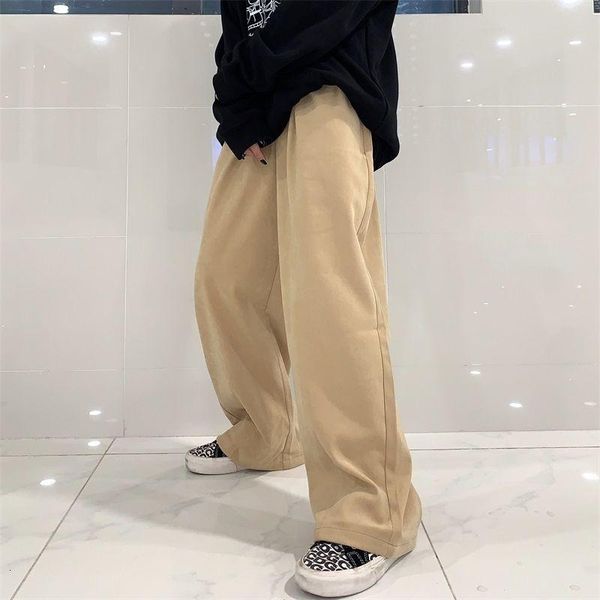 men's pants solid color mopping men korean fashion casual loose wide-leg streetwear hip-hop trousers, Black
men's pants solid color mopping men korean fashion casual loose wide-leg streetwear hip-hop trousers, Black