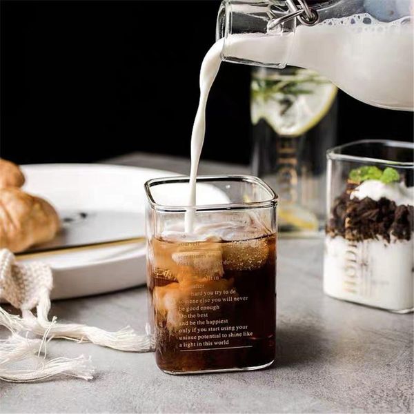 home creative square cup gold printing breakfast milk coffee cup straight glass transparent heat-resistant 1pcs
home creative square cup gold printing breakfast milk coffee cup straight glass transparent heat-resistant 1pcs