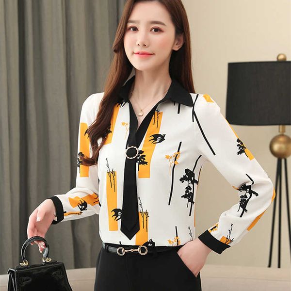 korean chiffon shirts for women elegant striped blouse woman v neck plus size blusas mujer de moda ol blouses 210531, White
korean chiffon shirts for women elegant striped blouse woman v neck plus size blusas mujer de moda ol blouses 210531, White