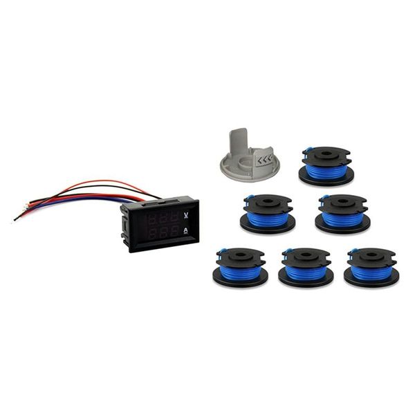 storage bags 1 pcs dc 100v 10a voltmeter ammeter digital volt meter gauge & 7 string trimmer spool with cap
storage bags 1 pcs dc 100v 10a voltmeter ammeter digital volt meter gauge & 7 string trimmer spool with cap
