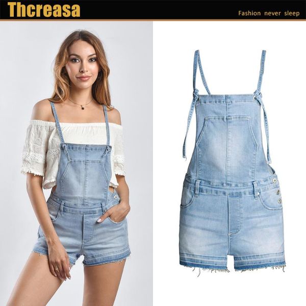 women's jeans through europe and the united states light color female tall waist straps denim shorts, Blue
women's jeans through europe and the united states light color female tall waist straps denim shorts, Blue