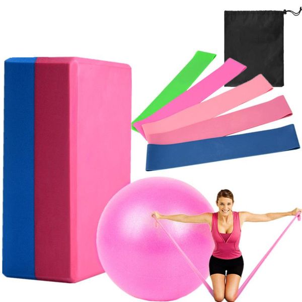 resistance bands 11pcs yoga ball set with block fitness stretching strap pilates equipment
resistance bands 11pcs yoga ball set with block fitness stretching strap pilates equipment