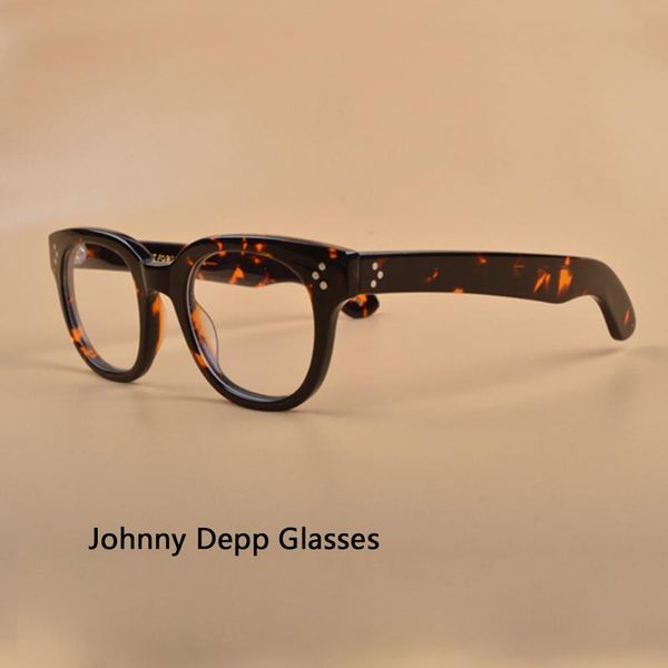 fashion sunglasses frames johnny depp glasses men women computer goggles transparent lens brand design acetate frame three points vintage st, Black
fashion sunglasses frames johnny depp glasses men women computer goggles transparent lens brand design acetate frame three points vintage st, Black