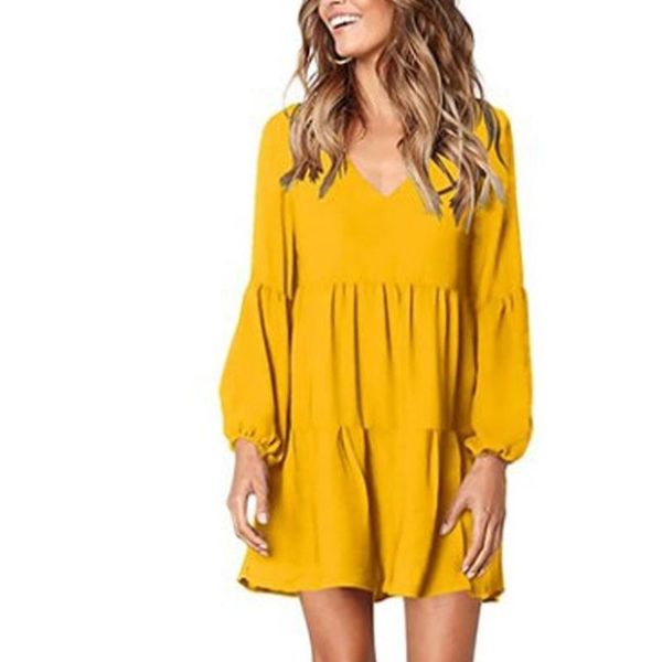 maternity dresses women's fashion v-neck long sleeve puff dress for pregnant women fall and winter solid color, White
maternity dresses women's fashion v-neck long sleeve puff dress for pregnant women fall and winter solid color, White