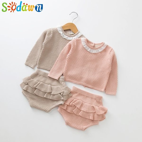sodawn new spring autumn fashion baby girls clothes long sleeve knit sweater+shorts sets of children baby clohting knit set 210317, White
sodawn new spring autumn fashion baby girls clothes long sleeve knit sweater+shorts sets of children baby clohting knit set 210317, White