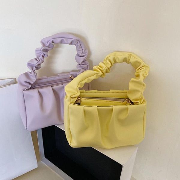 evening bags 2021 elegant sweet women faux leather cloud ruched tote bag solid candy color shoulder pouch handbag for casual daily life
evening bags 2021 elegant sweet women faux leather cloud ruched tote bag solid candy color shoulder pouch handbag for casual daily life