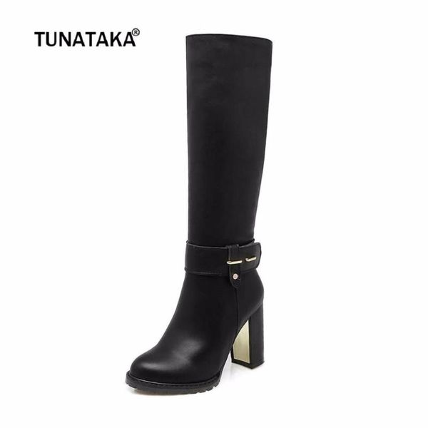 boots winter warm square high heel side zipper knee fashion round toe shoes woman brown white black
boots winter warm square high heel side zipper knee fashion round toe shoes woman brown white black