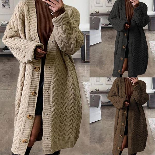 women's knits & tees coat winter/autumn 2021 single breasted solid color autumn winter thick buttons long sweater cardigan for daily we, White
women's knits & tees coat winter/autumn 2021 single breasted solid color autumn winter thick buttons long sweater cardigan for daily we, White