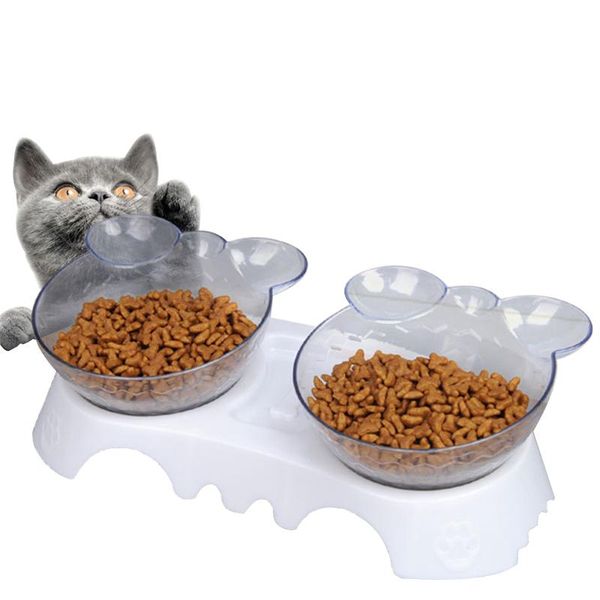 double transparent cats bowl non-slip bowls for cat small dog with elevated stand an ergonomic feeding bowls pet accessorie
double transparent cats bowl non-slip bowls for cat small dog with elevated stand an ergonomic feeding bowls pet accessorie