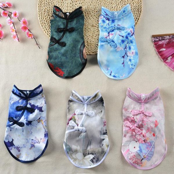 pet new chinese style spring summer dress cheongsam skirt dog teddy bomei retro ink painting small dog general clothing
pet new chinese style spring summer dress cheongsam skirt dog teddy bomei retro ink painting small dog general clothing