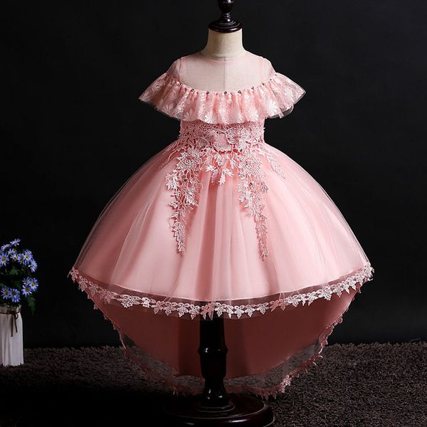 New Childrens Princess Birthday Party Lace Ball Stage Dress Flower Princess banquet Girls Tailed Party Dress vestidos
New Childrens Princess Birthday Party Lace Ball Stage Dress Flower Princess banquet Girls Tailed Party Dress vestidos