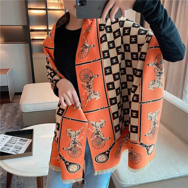 scarf female imitation cashmere autumn and winter warm thickened student scarf dual-purpose air-conditioned room large shawl, Blue;gray
scarf female imitation cashmere autumn and winter warm thickened student scarf dual-purpose air-conditioned room large shawl, Blue;gray