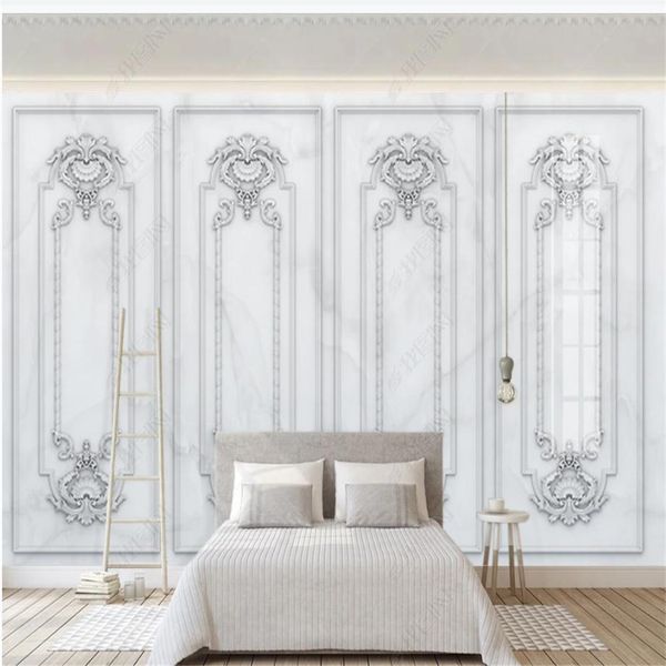 custom wallpapers plaster line european style carved white marble 3d background wall
custom wallpapers plaster line european style carved white marble 3d background wall