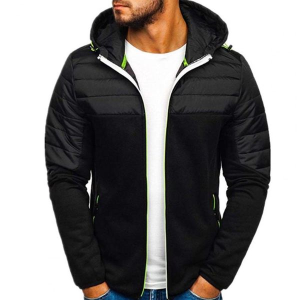 men's hoodies & sweatshirts simple male hooded long sleeve men jacket autumn winter zipper patchwork pockets windbreaker clothing, Black
men's hoodies & sweatshirts simple male hooded long sleeve men jacket autumn winter zipper patchwork pockets windbreaker clothing, Black