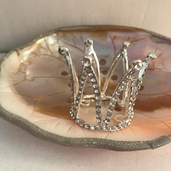 Hair Clips & Barrettes Small Girls Crown Tiara Tiaras Clear Stone Crystal Mini Valentine's Day Accessories Kid Girl Bridal Jewelry, Golden;silver
Hair Clips & Barrettes Small Girls Crown Tiara Tiaras Clear Stone Crystal Mini Valentine's Day Accessories Kid Girl Bridal Jewelry, Golden;silver