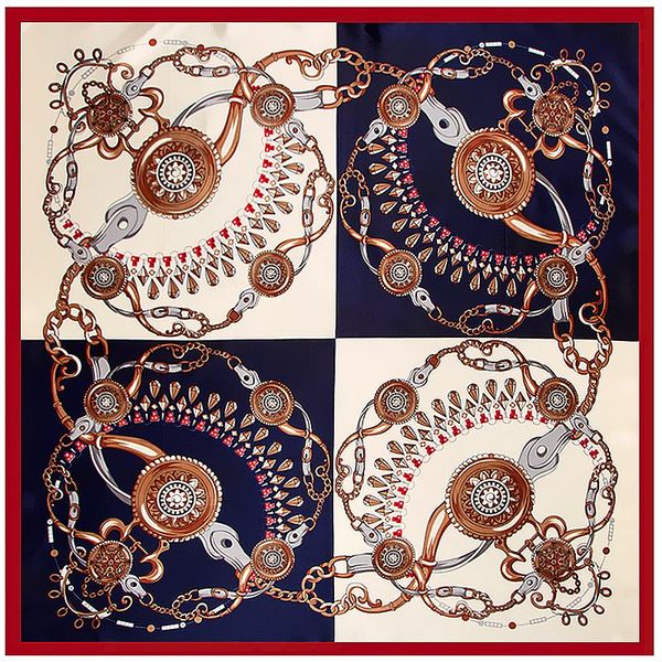 scarves luxury silk scarf chain gemstone print women hijab fashion bandana office square for lady female beach towel 90x90cm, Blue;gray
scarves luxury silk scarf chain gemstone print women hijab fashion bandana office square for lady female beach towel 90x90cm, Blue;gray
