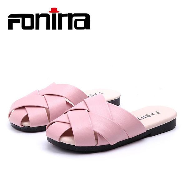 slipper fonirra summer straps solid slippers girls outside comfortable flat with children soft lining casual shoes 432, Black;grey
slipper fonirra summer straps solid slippers girls outside comfortable flat with children soft lining casual shoes 432, Black;grey