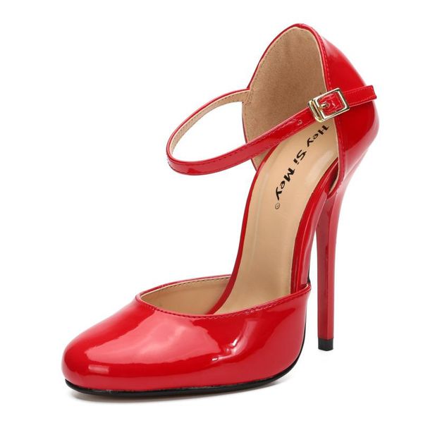 dress shoes 2021 woman genuine pumps singles spring and autumn thin heels 13cm pointed toe buckle strap, Black
dress shoes 2021 woman genuine pumps singles spring and autumn thin heels 13cm pointed toe buckle strap, Black