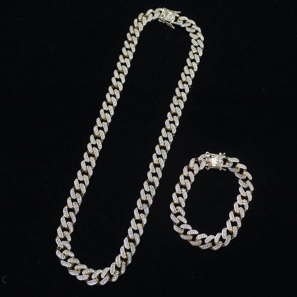 chains iced out hip hop paved rhinestones 1set 13mm full miami curb cuban chain cz bling rapper necklaces for men jewelry, Silver
chains iced out hip hop paved rhinestones 1set 13mm full miami curb cuban chain cz bling rapper necklaces for men jewelry, Silver