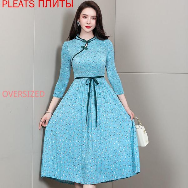casual dresses miyake folds spring and autumn temperament commuter mid-waist solid color lace blue mid-length dress pleats vestido, Black;gray
casual dresses miyake folds spring and autumn temperament commuter mid-waist solid color lace blue mid-length dress pleats vestido, Black;gray