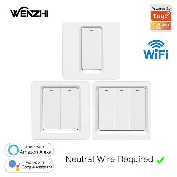 smart home control wifi push button switch wall light 110/220 v timer app remote automation tuya/smart life alexa google assistant
smart home control wifi push button switch wall light 110/220 v timer app remote automation tuya/smart life alexa google assistant