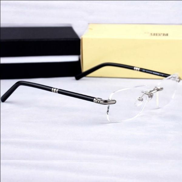 business frameless big face men's mature nearsighted spectacle frame no fading mb460, White;black
business frameless big face men's mature nearsighted spectacle frame no fading mb460, White;black