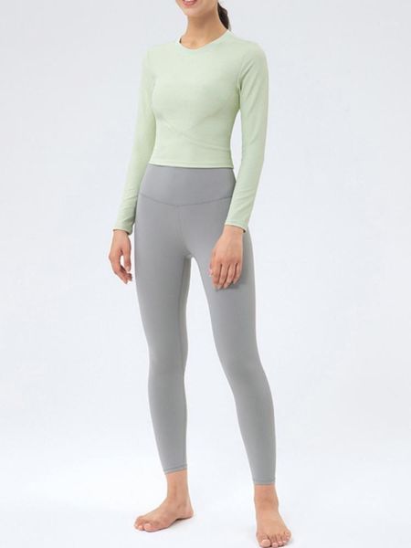 yoga outfit women's solid color sweatshirt long-sleeved running t-shirt quick-drying gym crop outdoor belly button shirt
yoga outfit women's solid color sweatshirt long-sleeved running t-shirt quick-drying gym crop outdoor belly button shirt