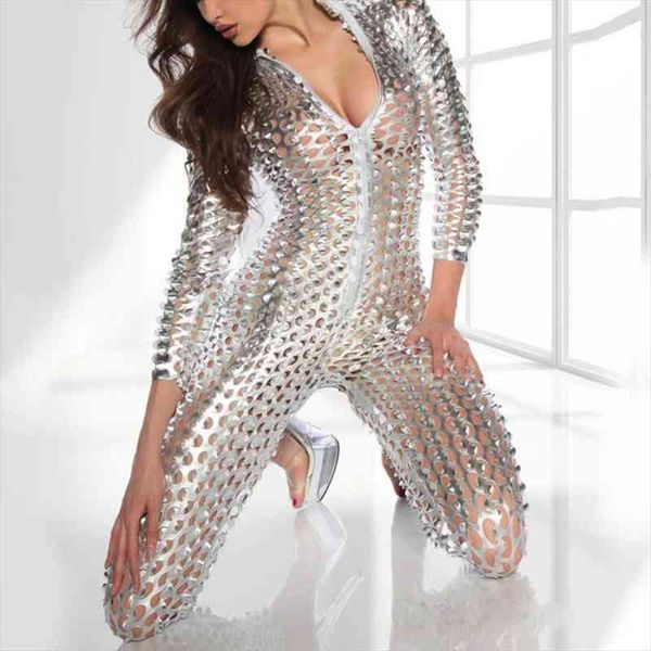 tight jumpsuit nightclub bodysuit club outfits perfect gifts for for party mesh hole zipper faux patent leather women, Black;white
tight jumpsuit nightclub bodysuit club outfits perfect gifts for for party mesh hole zipper faux patent leather women, Black;white
