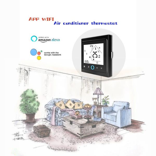 smart home control tuya 2pipe wifi thermostat switch for 3 speed fan coil units 95-240vac 24v
smart home control tuya 2pipe wifi thermostat switch for 3 speed fan coil units 95-240vac 24v