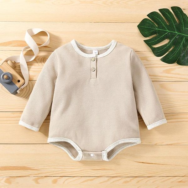 rompers baby boys long sleeve playsuit solid color waffle pattern round neck bodysuits for born infant, Blue
rompers baby boys long sleeve playsuit solid color waffle pattern round neck bodysuits for born infant, Blue