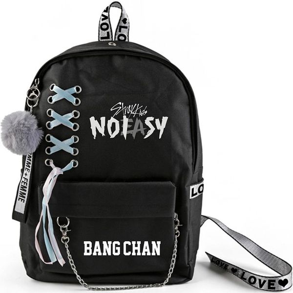 backpack kpop stray kids noeasy big capacity bag students supplies name printing zipper chain accessories school q70
backpack kpop stray kids noeasy big capacity bag students supplies name printing zipper chain accessories school q70
