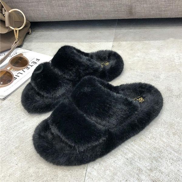 slippers b3 size 35-40 teenager girls fashion solid colors female faux fur shaggy slides woman flat heels shoes women dress shoe, Black
slippers b3 size 35-40 teenager girls fashion solid colors female faux fur shaggy slides woman flat heels shoes women dress shoe, Black