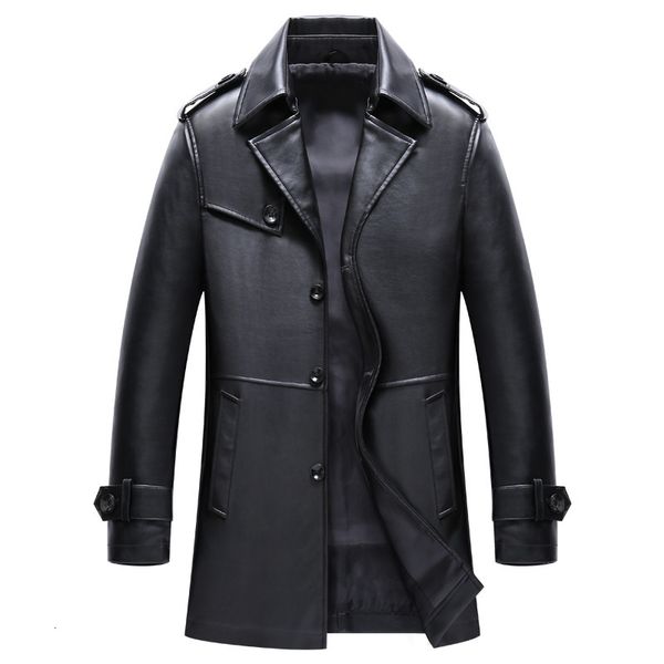 men's winter fashionable business plutonium outerwear leather jacket 3lp3, Black
men's winter fashionable business plutonium outerwear leather jacket 3lp3, Black