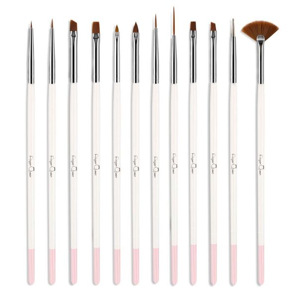 nail art kits 12pcs brush used for painting making diy nails