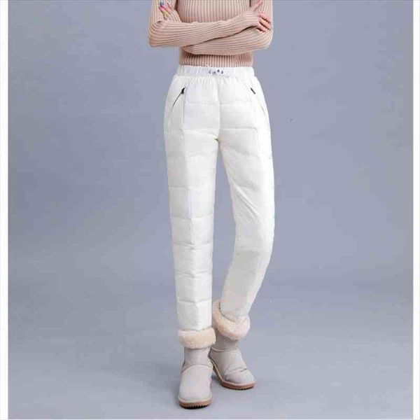 winter clothes white lightweight down trousers women high waist warm thick puffer sweatpants korean leisure joker harem pants, Black;white
winter clothes white lightweight down trousers women high waist warm thick puffer sweatpants korean leisure joker harem pants, Black;white
