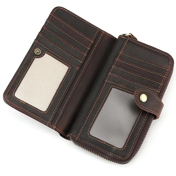 wallets luufan genuine leather men's wallet with coin bag zipper small purse design dollar long storage 4027, Red;black
wallets luufan genuine leather men's wallet with coin bag zipper small purse design dollar long storage 4027, Red;black