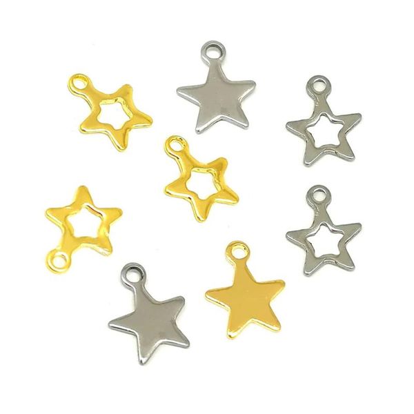 charms 10-20pcs stainless steel small star pendant flat charm five-pointed fit diy jewelry making necklace bracelet findings, Bronze;silver
charms 10-20pcs stainless steel small star pendant flat charm five-pointed fit diy jewelry making necklace bracelet findings, Bronze;silver