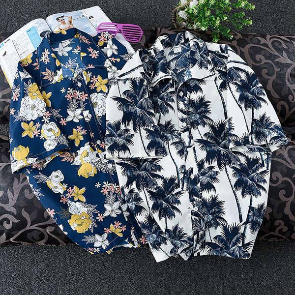 hawaiian floral shirt men's t shirt beach party casual beach carnival and gothic summer short sleeve shirt, White;black
hawaiian floral shirt men's t shirt beach party casual beach carnival and gothic summer short sleeve shirt, White;black