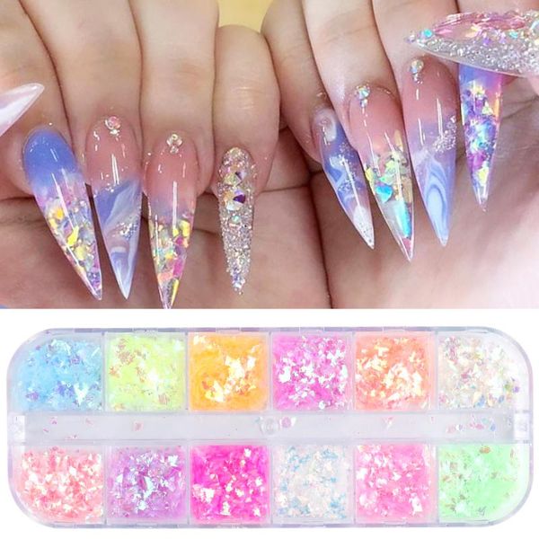 nail glitter 3d fluorescent flakes set holographic powder sequins paillette manicure art pigment decoration tools glsp, Silver;gold
nail glitter 3d fluorescent flakes set holographic powder sequins paillette manicure art pigment decoration tools glsp, Silver;gold