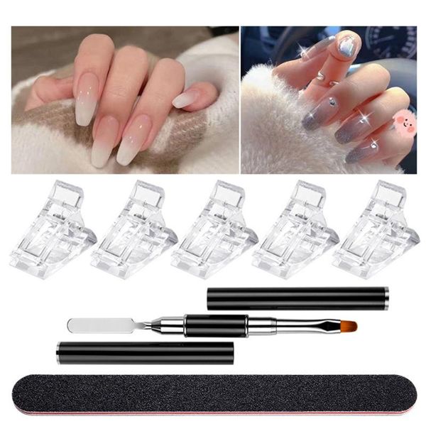 nail art kits extension set with scale piece potherapy pen double headed steel push mold polishing strip crystal clips
nail art kits extension set with scale piece potherapy pen double headed steel push mold polishing strip crystal clips